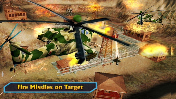 空战武装直升机游戏 截图1