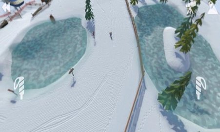雪山滑雪大冒险游戏 截图1