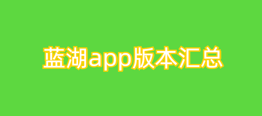 蓝湖app版本汇总